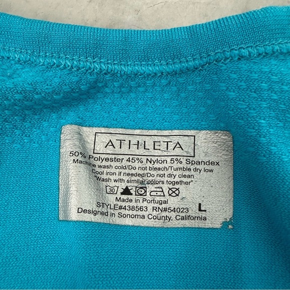 Women’s Athleta Fastest Track Tee Short Sleeve Workout Athletic Top Size Large - Picture 13 of 16